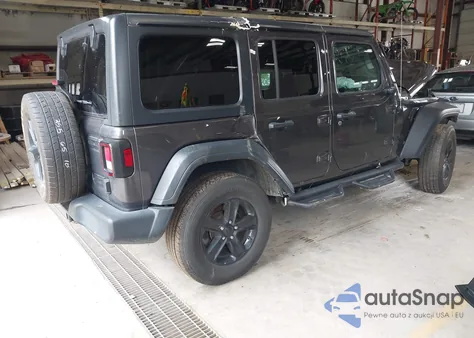 2020 Jeep Wrangler Unlimited Sport Altitude 4X4 из США, поврежденный, VIN 1C4HJXDN0LW200151
